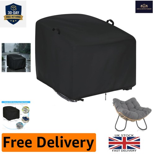 Black waterproof rocking chair - black,
